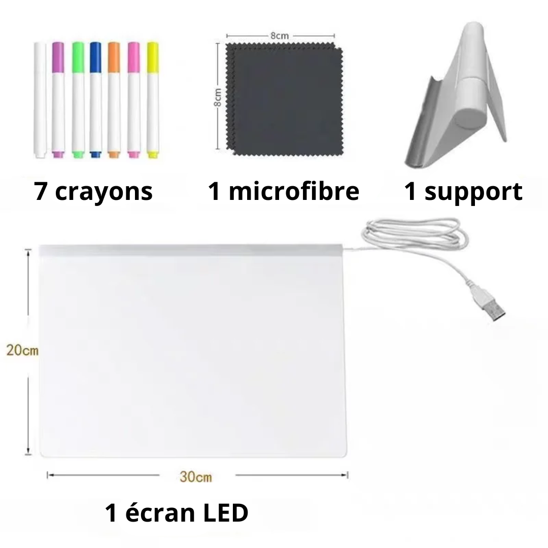 LuniBoard – Planche à dessin lumineuse